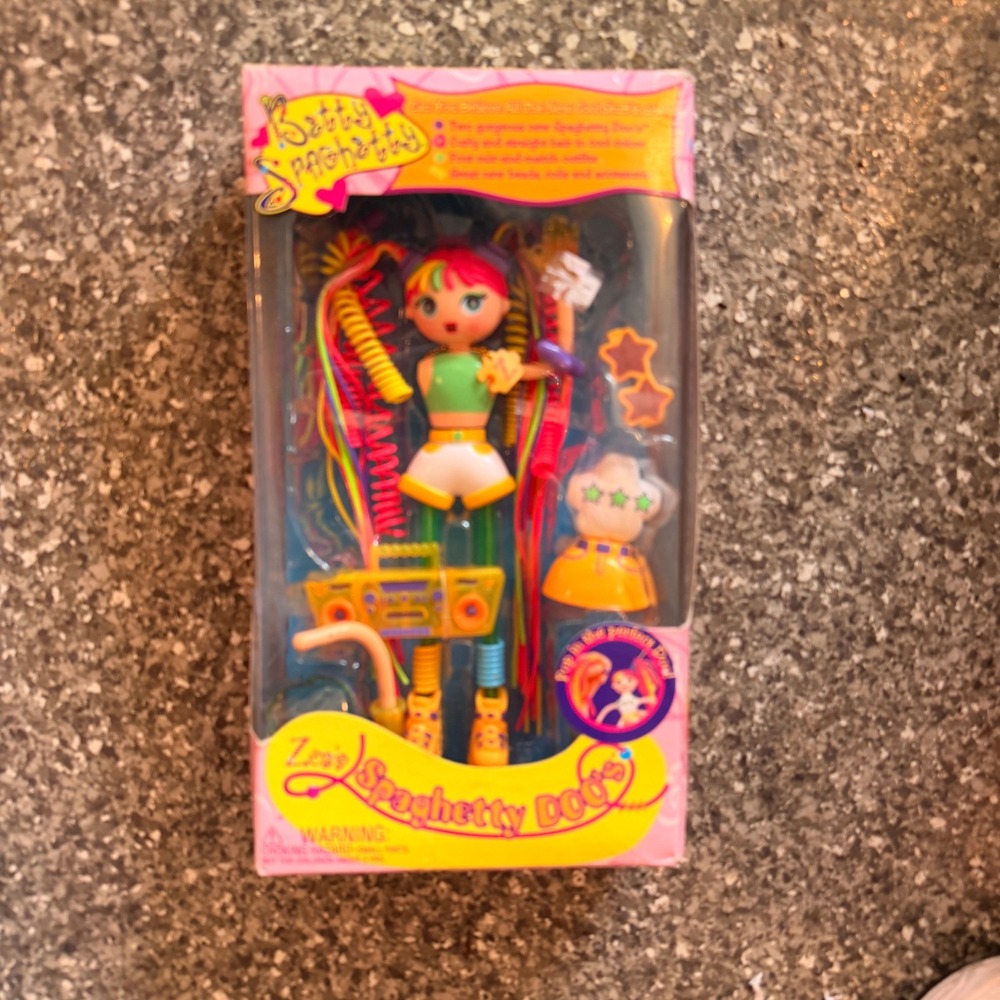 Vintage Betty Spaghetty Zoe Spaghetty Doo's Doll Set NIB Y2K Retro 2000 Ohio Art